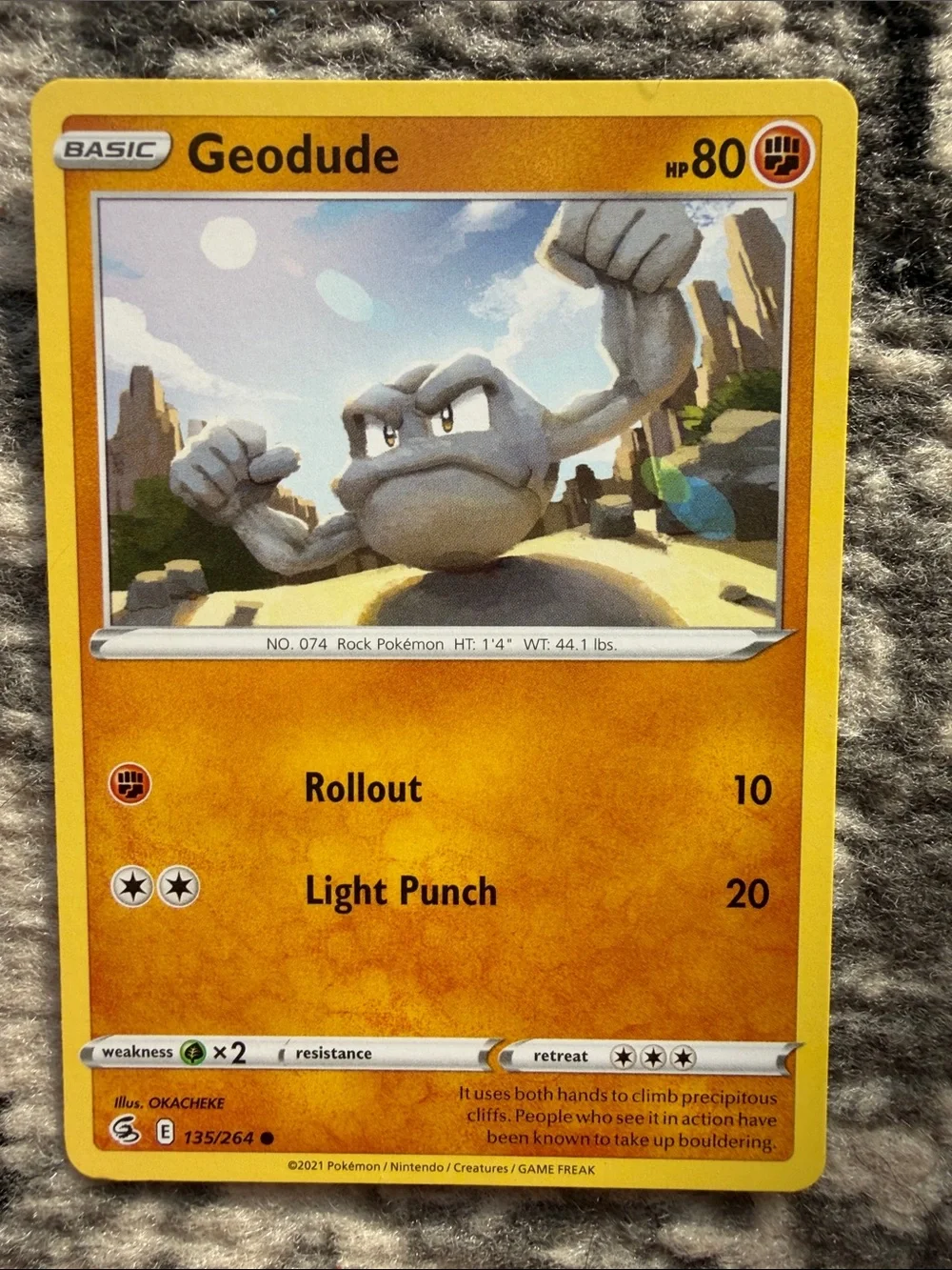 Geodude & Graveler Evolution Lot | Pokémon 151 + Fusion Strike | ✨5/$25✨